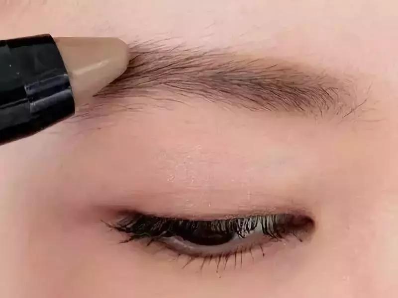 日杂风眉毛画法,日杂感妆容视频教程