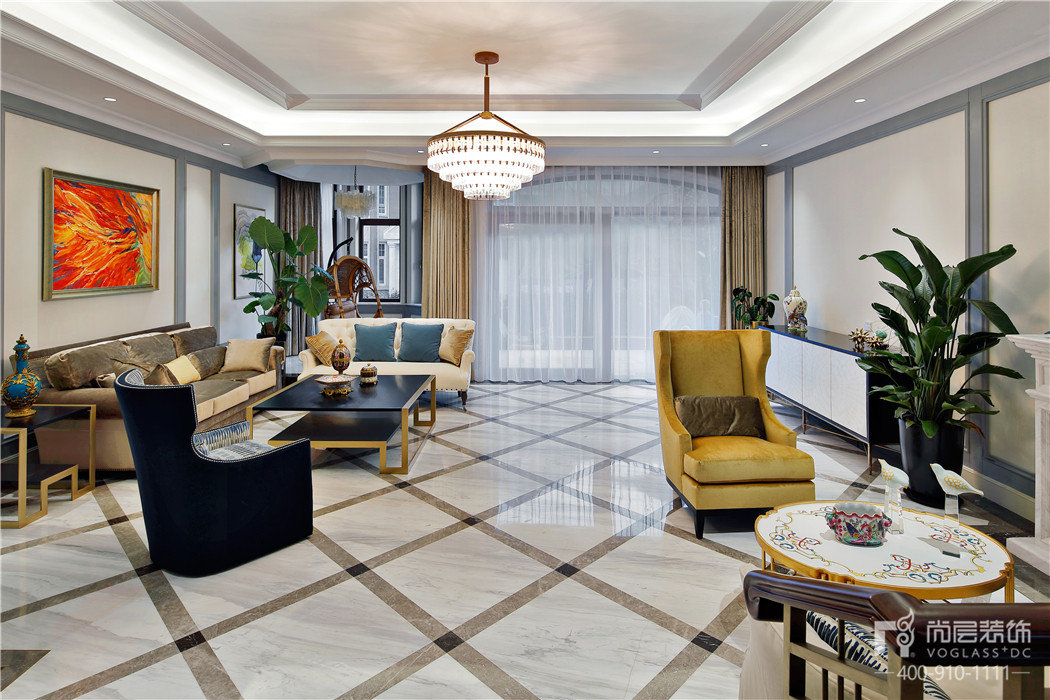 润泽庄园美式联排别墅,润泽庄园美式风格户型图