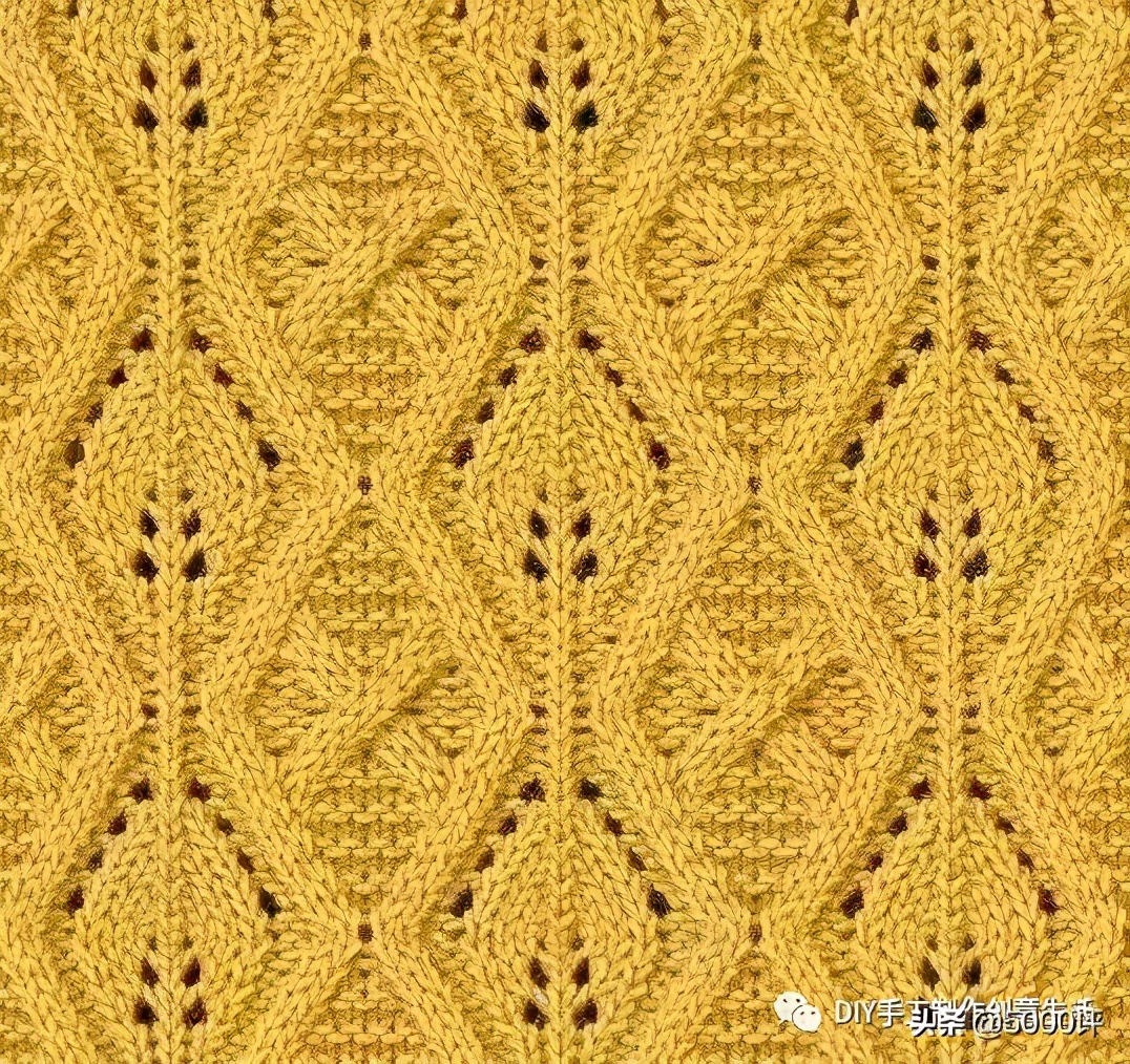 几款漂亮的棒针花样值得收藏,各种简单实用的棒针花样集锦