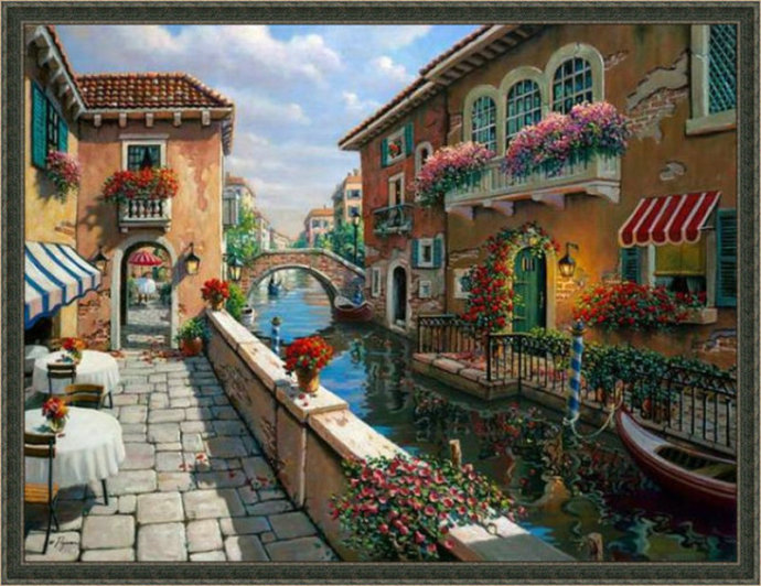 俄罗斯大师唯美风景油画,唯美风景一束花图