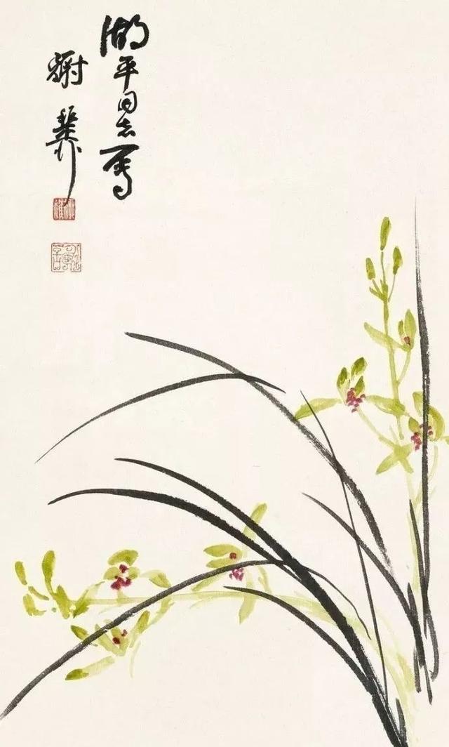 淡彩兰花100幅,顶级淡彩兰花图片