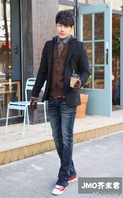 男士冬季韩式简约穿搭,男士时尚韩式夏季穿搭图片