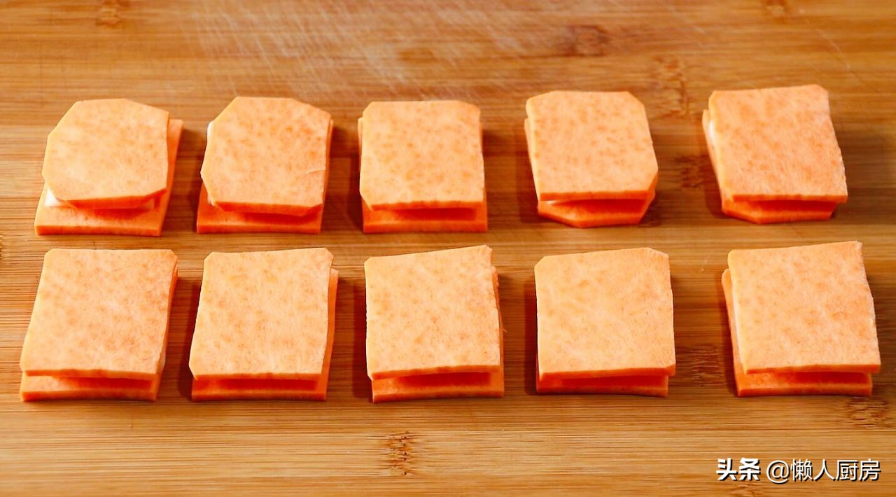 不用蒸红薯饼的家常做法,不用烤箱做出松软的红薯饼