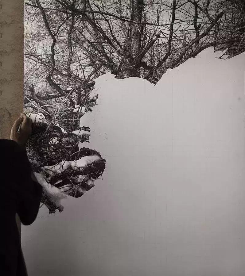 素描画画教程7-12岁素描风景画,设计素描和超写实素描