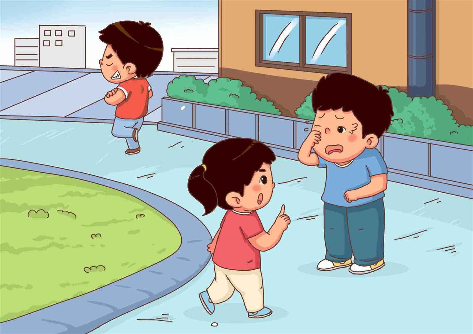 孩子挨打不敢还手怎么教育,孩子挨打不敢还手