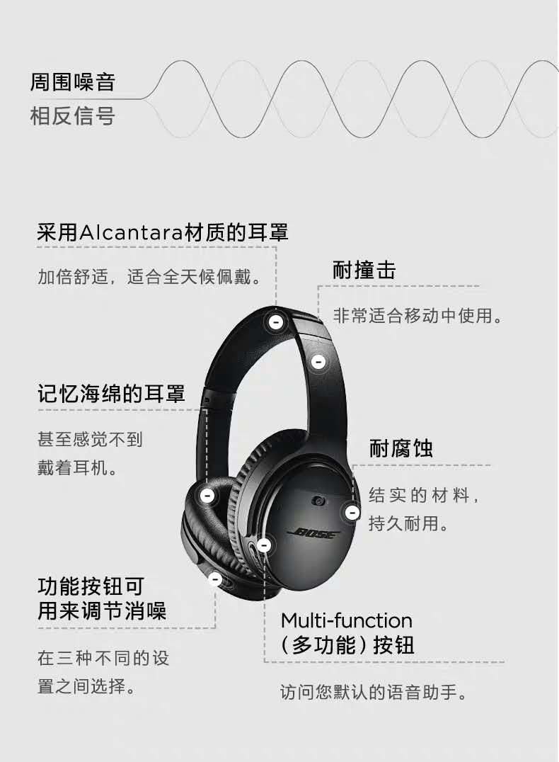 bose耳机qc35和qc45的区别,bose降噪耳机qc30和qc35