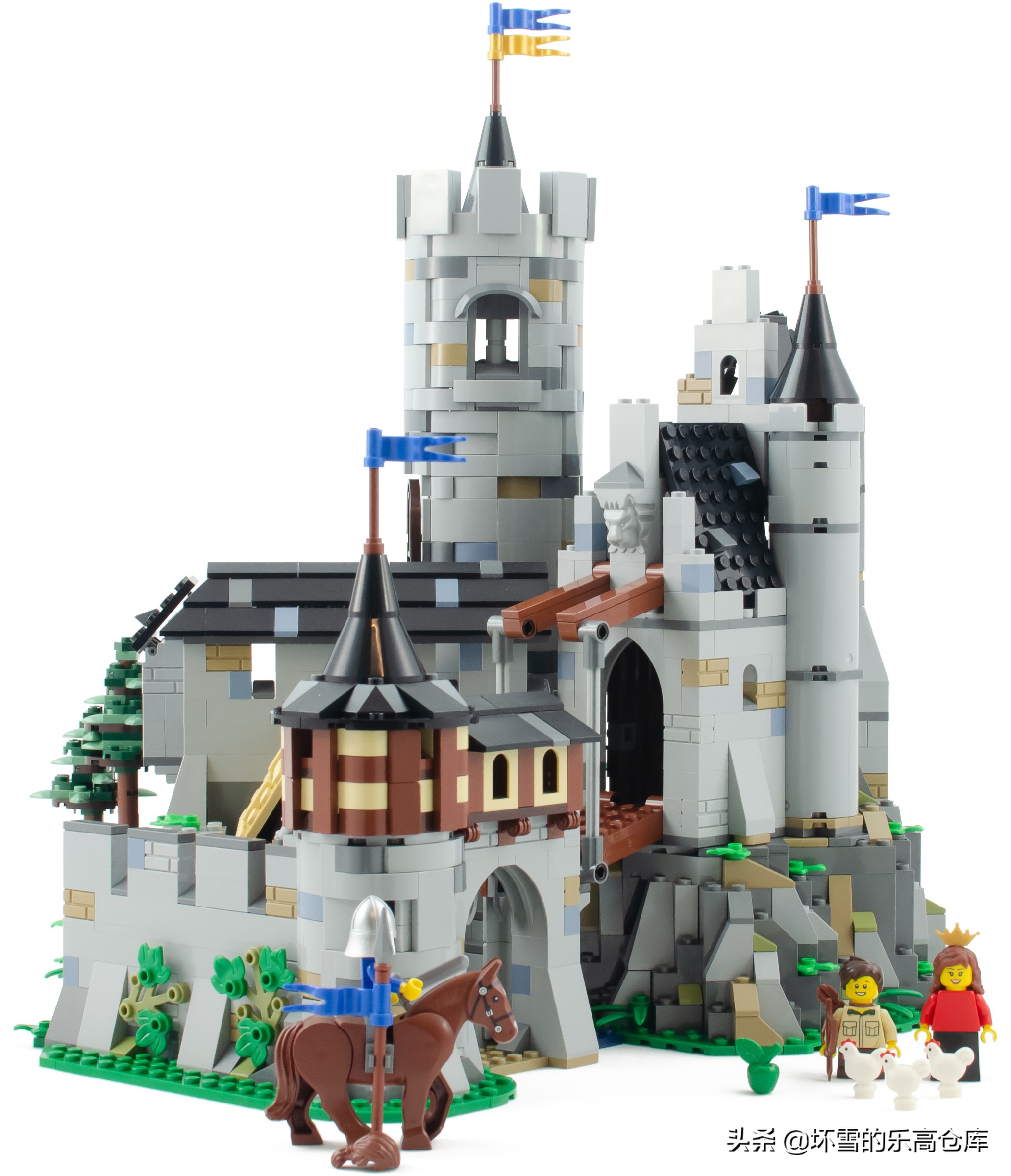 好看的乐高城堡图片,超好看的城堡积木乐高推荐