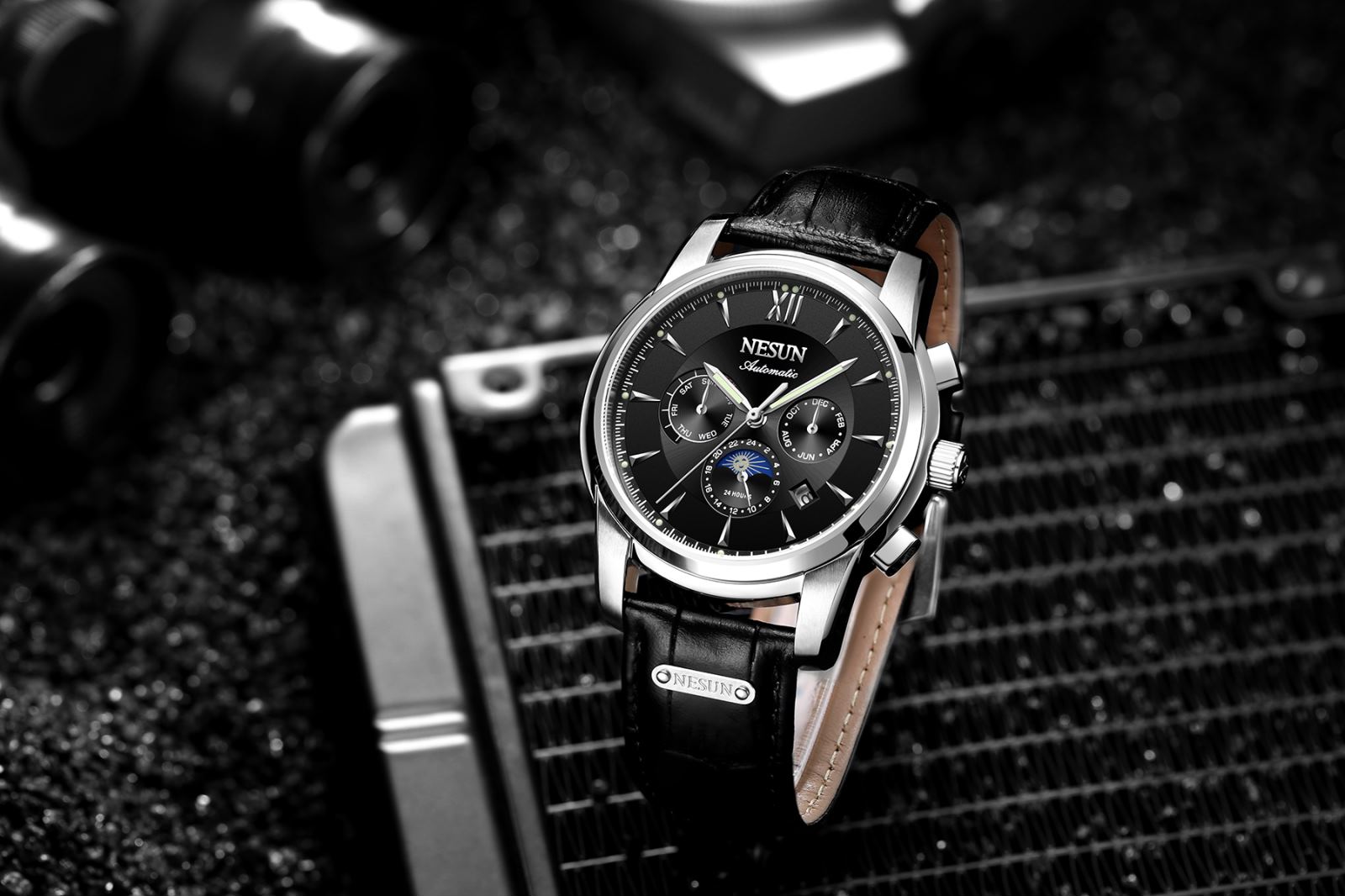 豪伦诗和尼尚手表,尼尚手表自动男表990