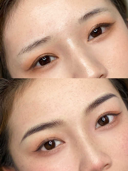 线条眉纹眉全过程教程,南京纹眉线条眉