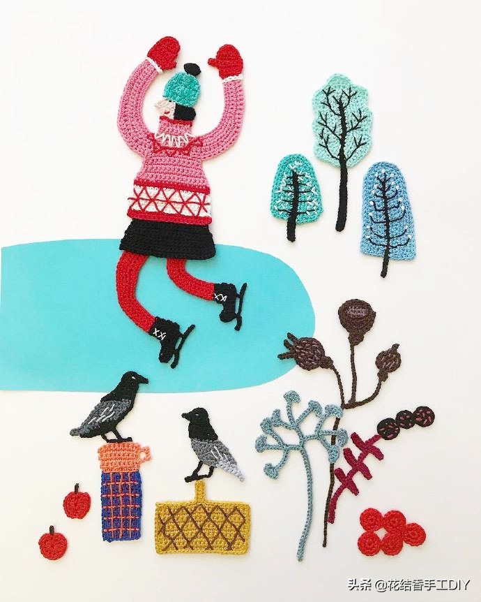 什么毛线钩织娃娃好看,毛线钩织什么花放花瓶好看