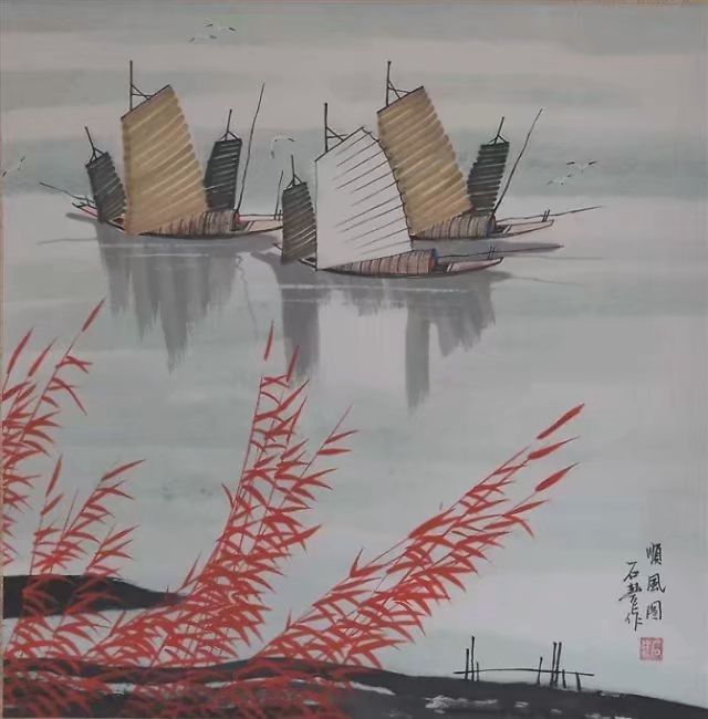 国画风景小品简单又好看,山水风景国画图片大全集