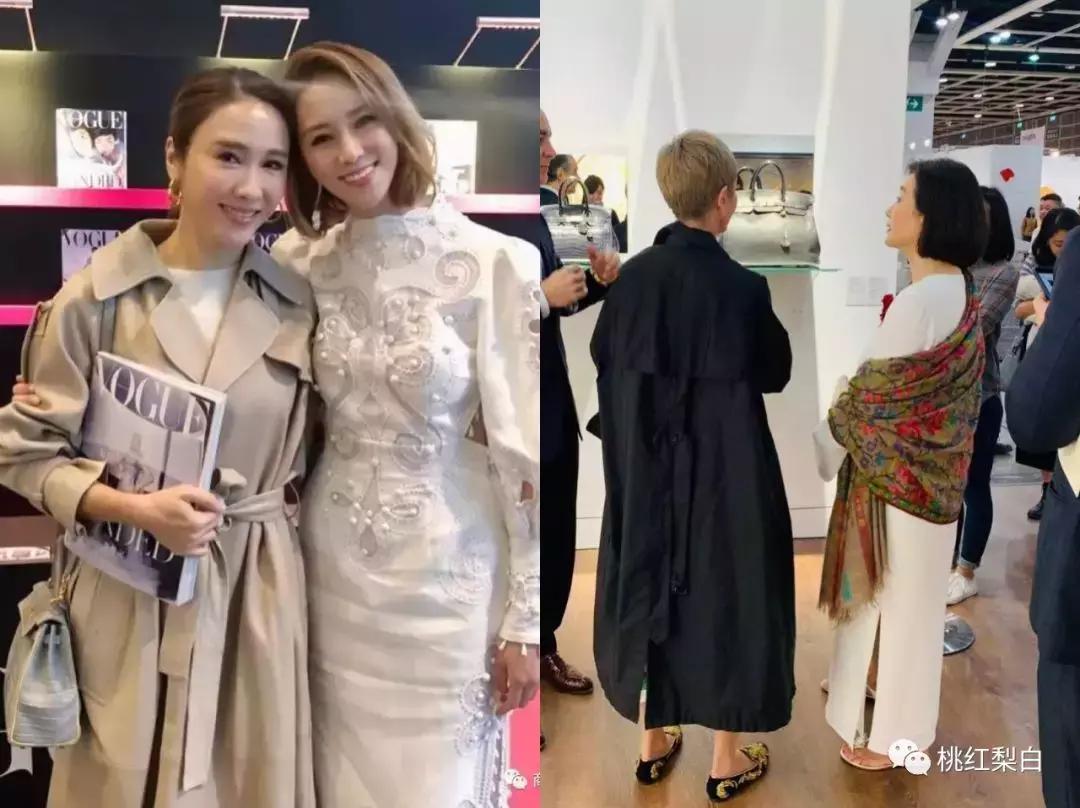 刘嘉玲和天价娃娃合影,刘嘉玲买画