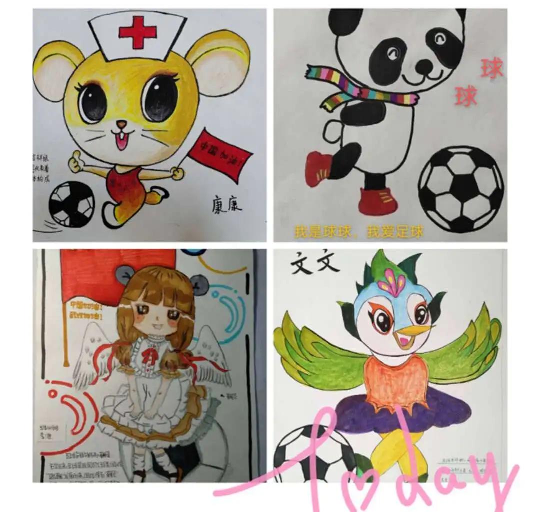 校园足球吉祥物设计以足球为基础,校园吉祥物设计足球文化