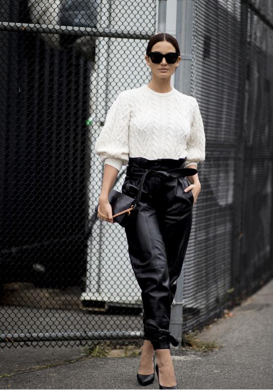 阔腿裤穿出时尚感,阔腿裤要怎么穿才又显瘦又好看