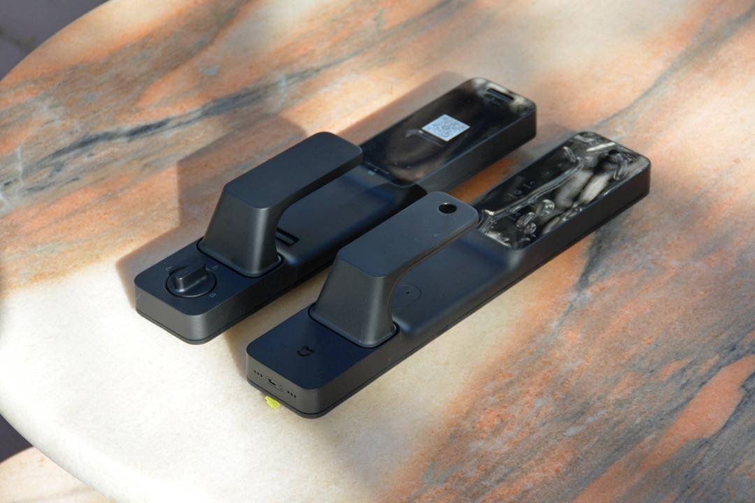 半自动指纹锁直插式锁芯,指纹锁小米最新款