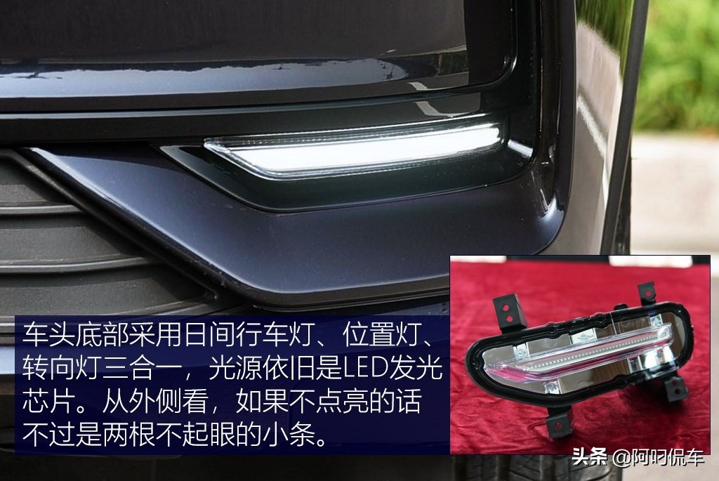 长安欧尚x7led大灯,长安欧尚x7升级led双光透镜