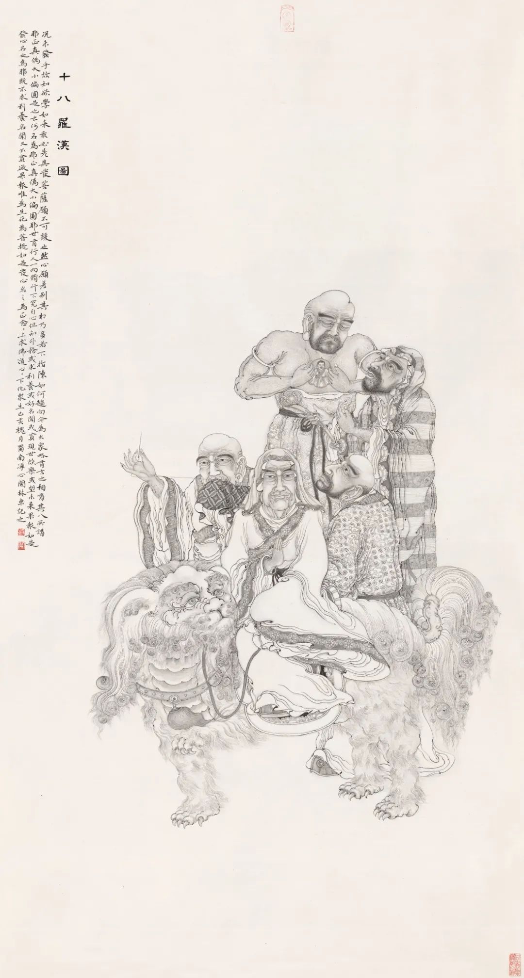 林东工笔画作品欣赏,林东工笔画