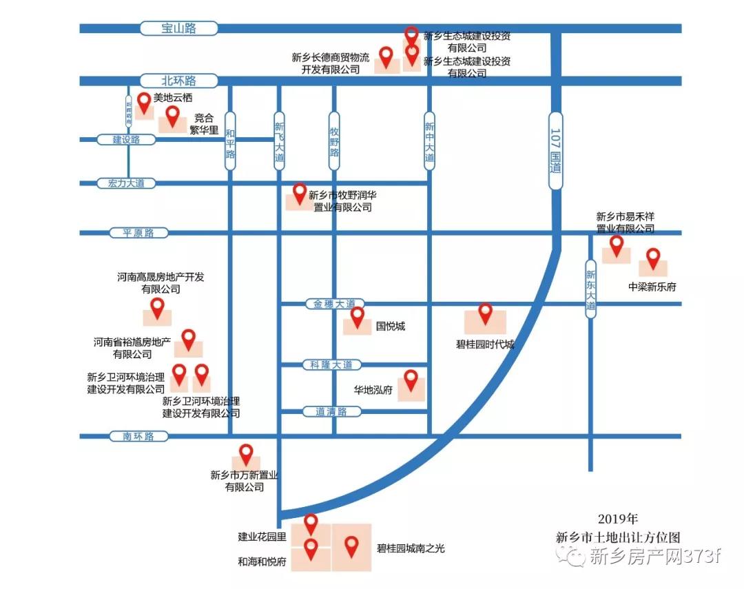 2019新乡市区总成交面积896亩