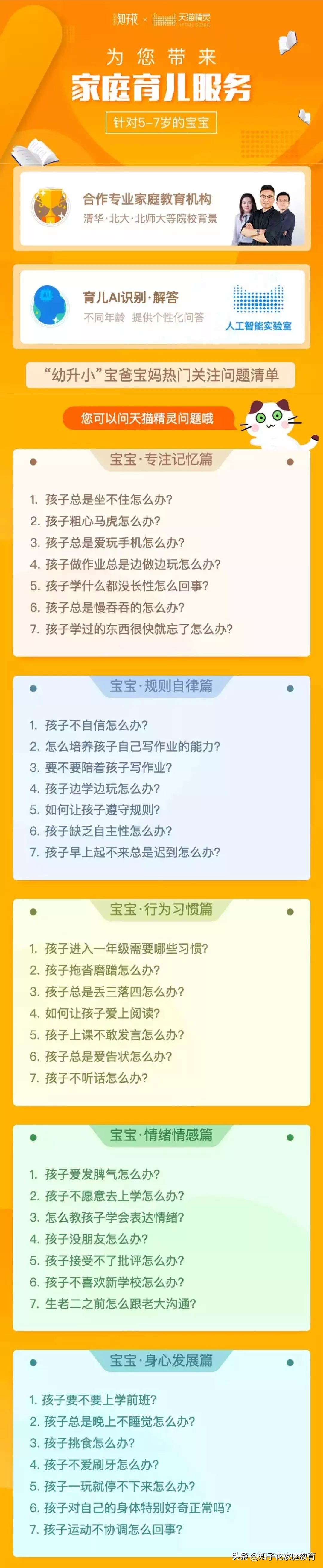 天猫精灵，孩子爱发脾气怎么办？“幼升小”热门关注问题清单