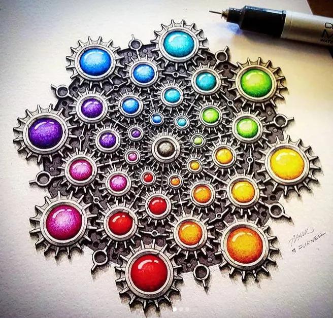 能治愈抑郁的画,治愈解压的画