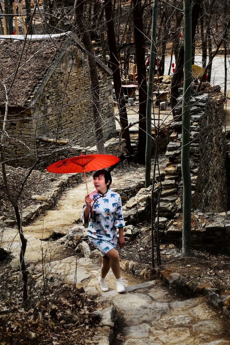 费县古村落景区,费县千年古村利山涧