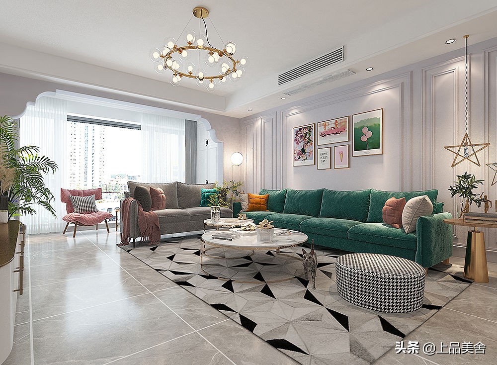 现代北欧风小户型简单舒适的小窝,极简北欧风140平的小清新风四居室