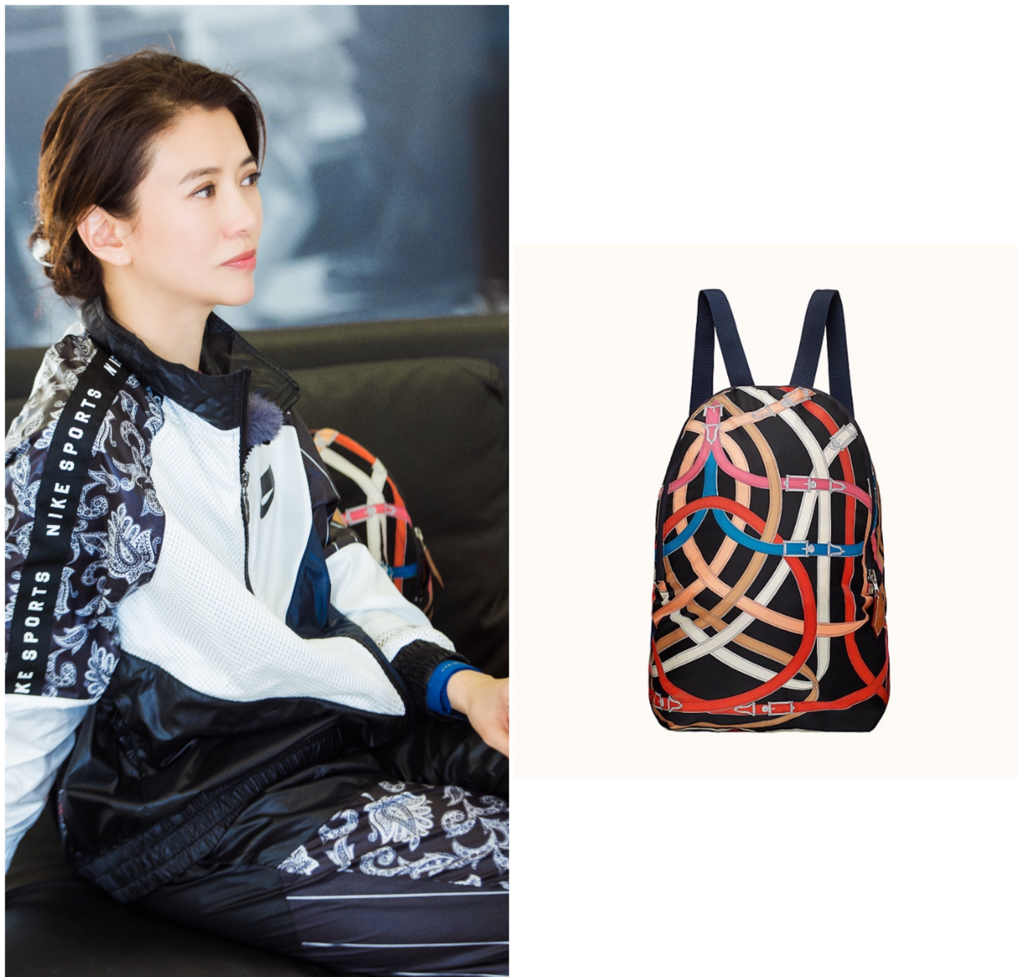 袁咏仪提爱马仕在机场小跑,袁咏仪爱马仕代言