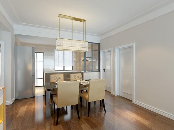 设计师和业主参观设计方案效果,业主觉得设计师做设计很简单