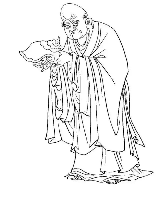 白描佛像线稿图片大全,白描佛像画法图片大全