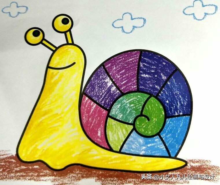 彩色铅笔简笔画人物少女,7-10岁儿童简笔画简单又漂亮