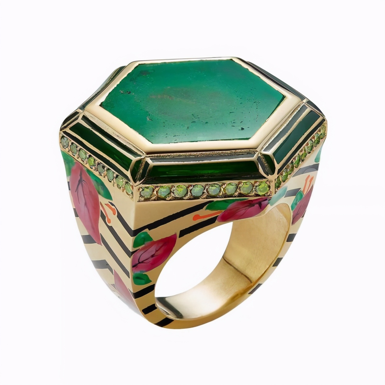 南红蛋面戒指镶嵌复古款,哪款戒指好看又不过时