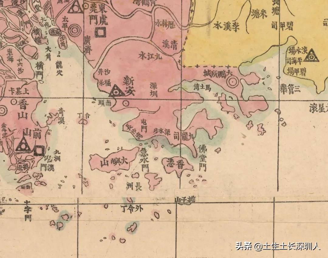 这些深圳老地图,见过一张就算你厉害