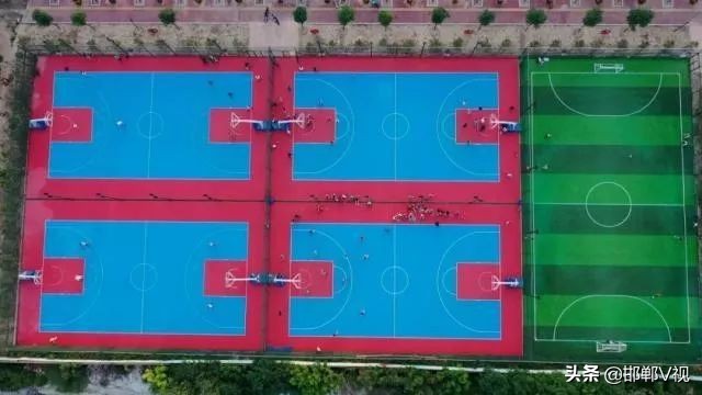 邯郸户外免费篮球场,邯郸人多的室外篮球场