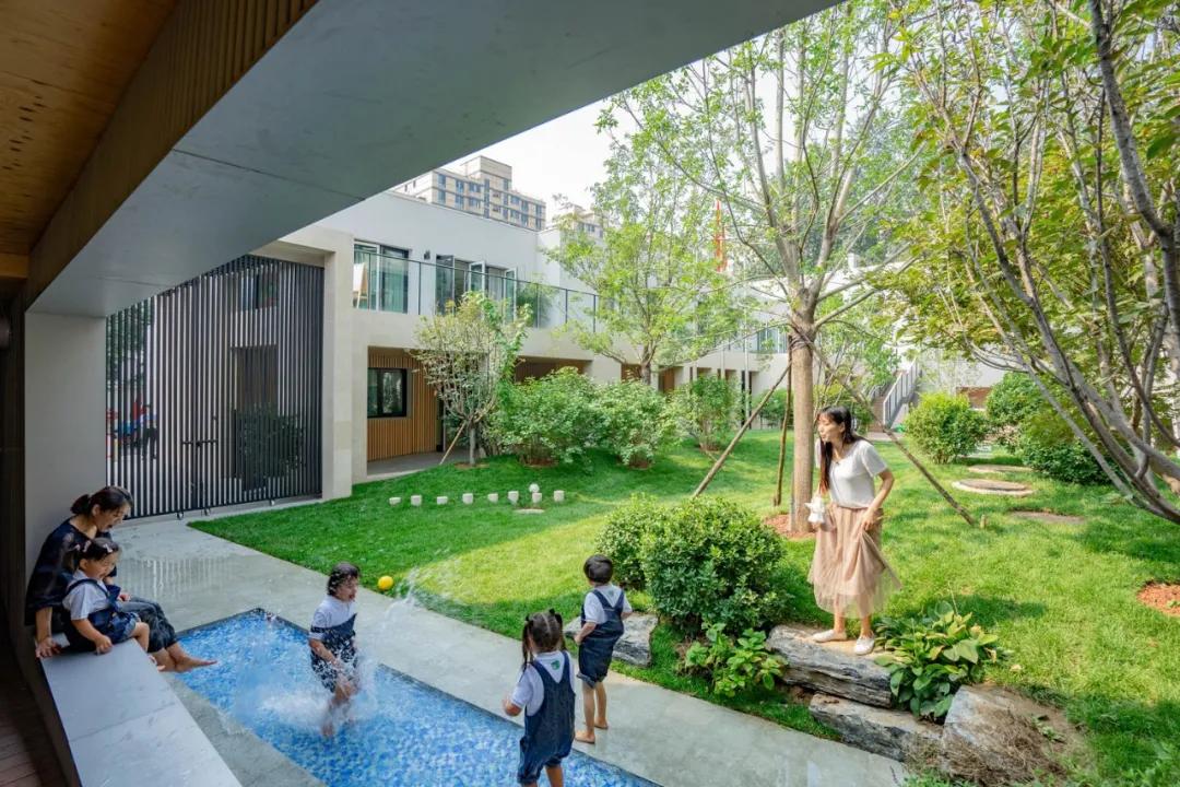 北京爱之园,幼儿园花园景观打造