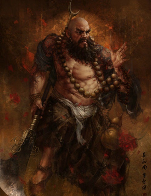 鲁智深是水浒传中最正能量的人物,鲁智深在水浒传中的人生轨迹