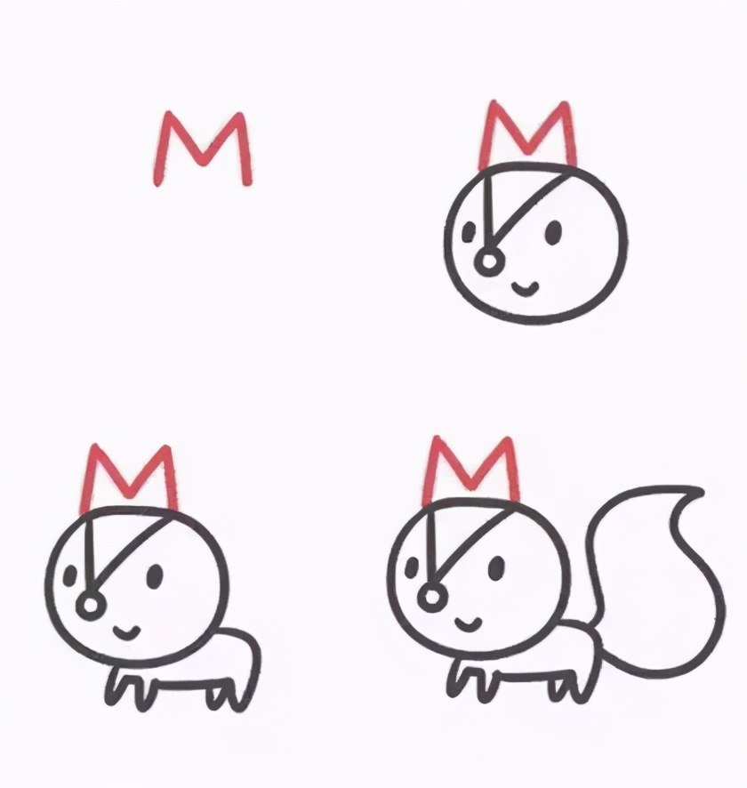 26个英文字母动物简笔画,26个英文字母像什么简笔画
