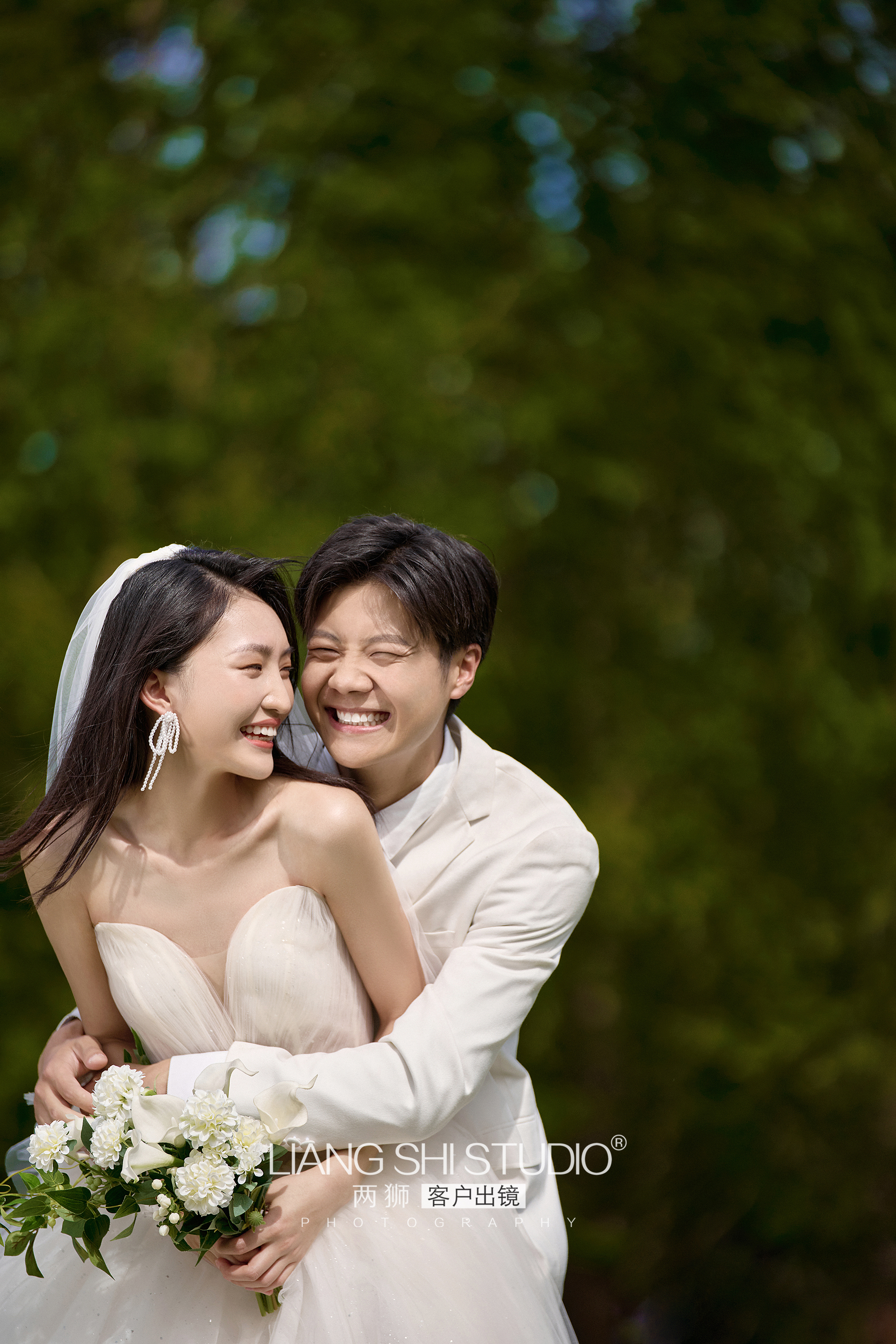 简约高级韩式婚纱照个人,ins风森系小清新婚纱照攻略