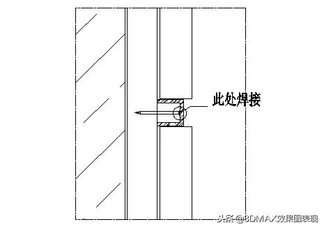 不锈钢深化节点,不锈钢收口处理