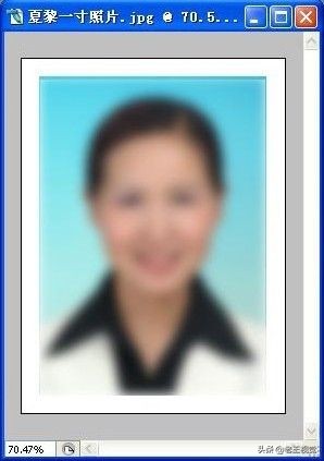 照相馆用ps怎么做一寸二寸证件照,怎么把1寸照片变成2寸证件照