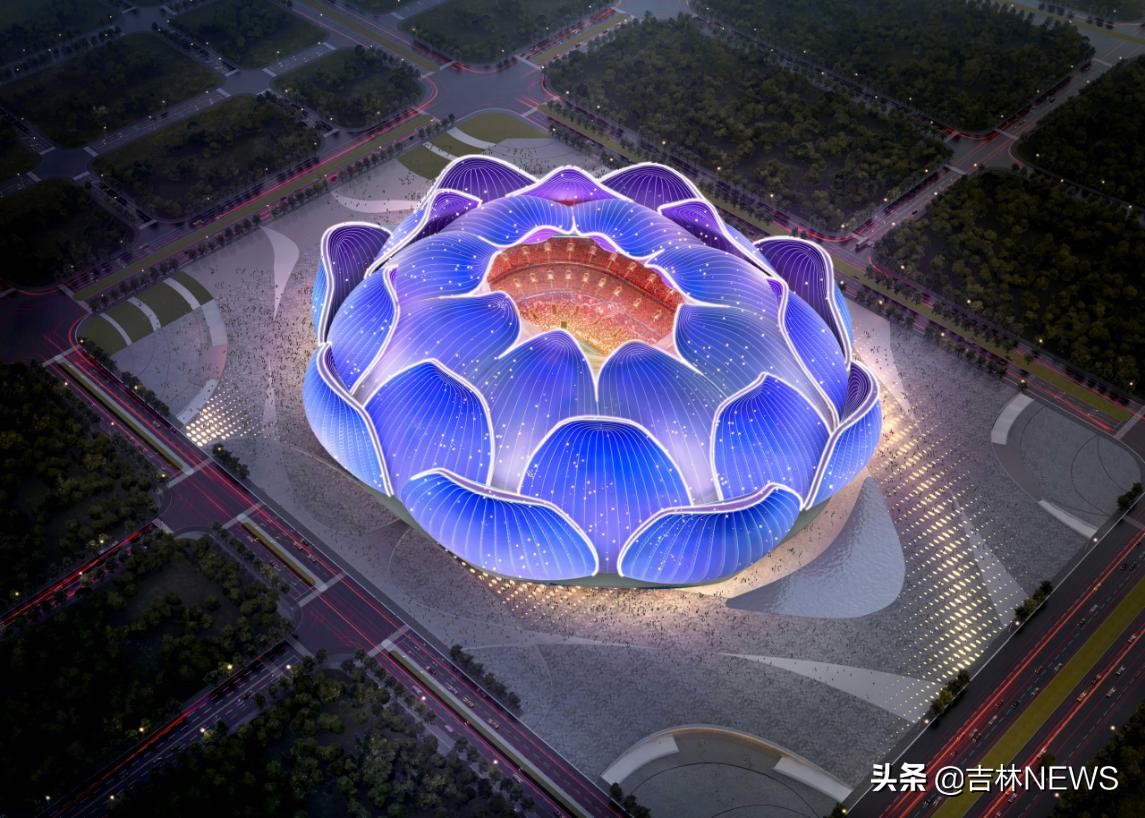 广州恒大荷花,荷花造型许家印