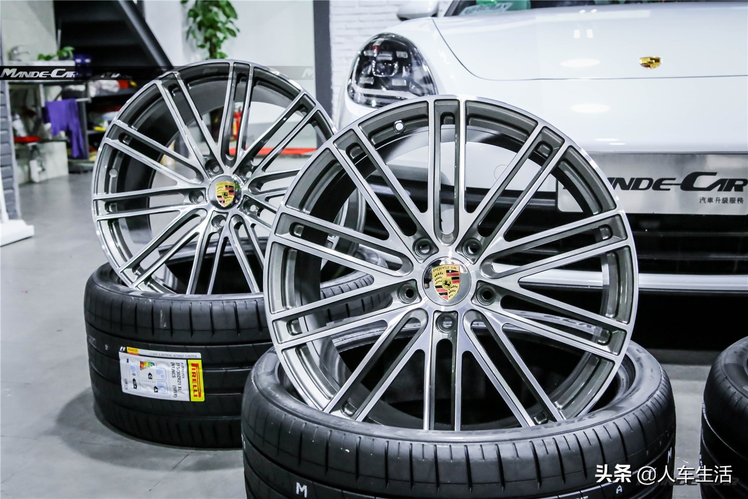 panamera21寸exclusivedesign运动型轮毂,16款保时捷panamera改turbo包围