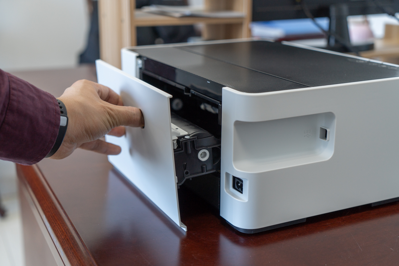 爱普生m2128打印机怎样网络打印,爱普生m1128墨仓式打印机