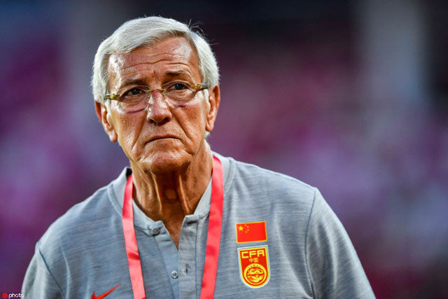 感谢里皮的信任和鼓励,里皮鼓励队员