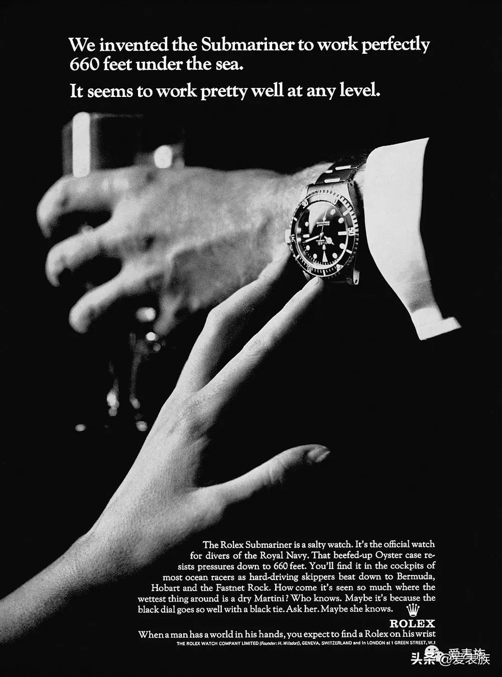 劳力士代言人,劳力士黑水鬼126610和124060区别