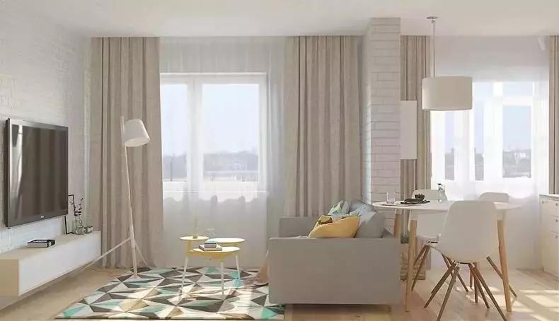 客厅餐厅二合一装修图,复古式客厅餐厅连在一起怎么设计