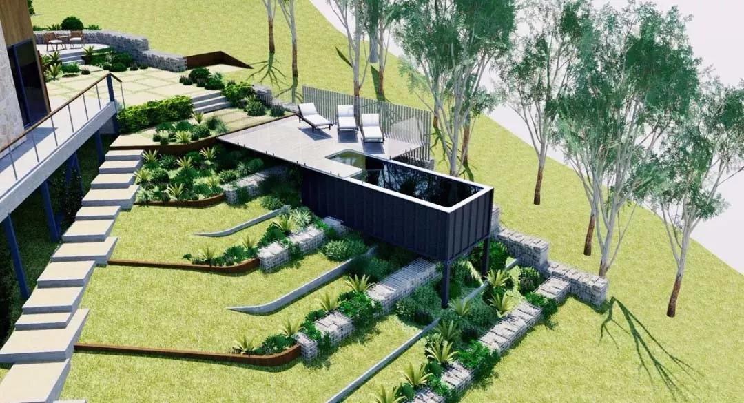 一波优雅的高差处理，漂亮