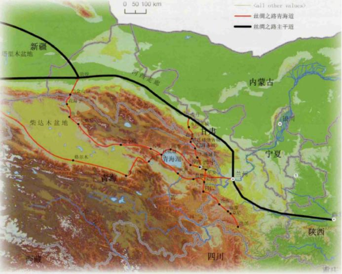 丝绸之路在青海什么地方,青海丝绸之路详细路线