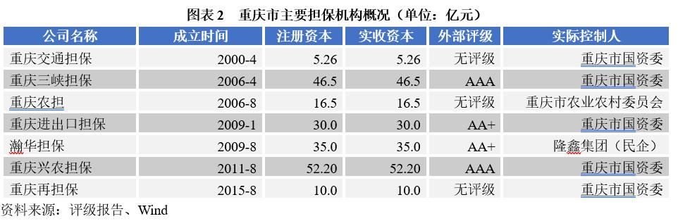重庆渝中区担保公司,重庆担保行业监管