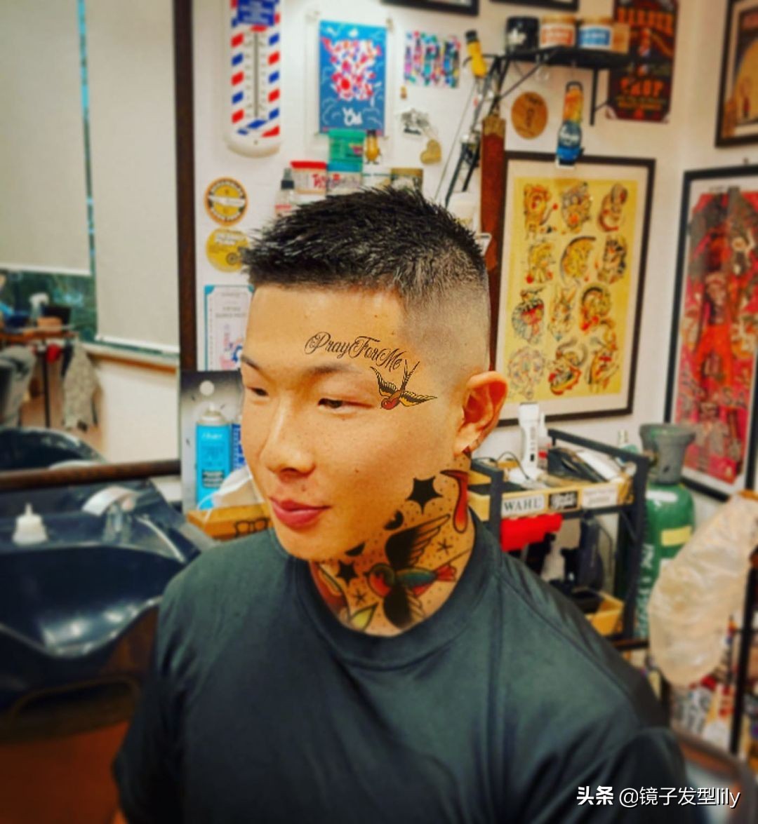 帅气两边铲发型图片短发,两侧头发铲短这样的发型你会剪吗