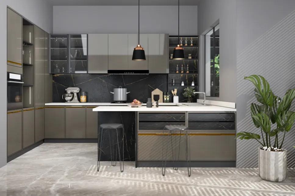 厨房宽1.8米长2米可以做吧台,厨房小吧台超实用